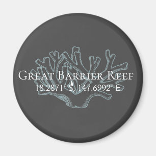 Breitengrad des Great Barrier Reef Magnet