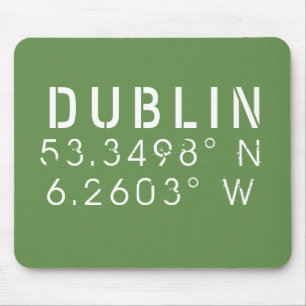 Breitengrad Dublin Mousepad