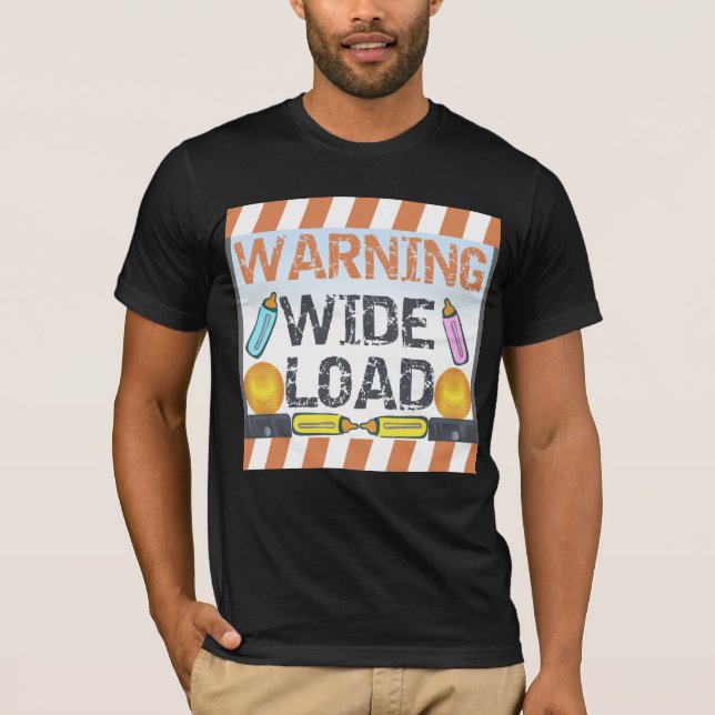 Breiter Lasts-Mutterschafts-T - Shirt (Vorderseite)