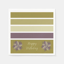 breiter Streifenentwurf Serviette