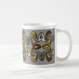 Breites modernes trifft Stammes- 2 Tasse