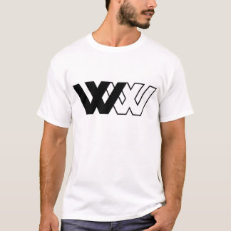 Breites Weiß T-Shirt