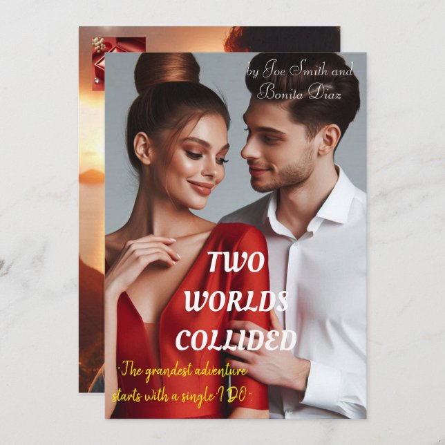 BREITKARTE EINLADUNG (Vorne/Hinten)