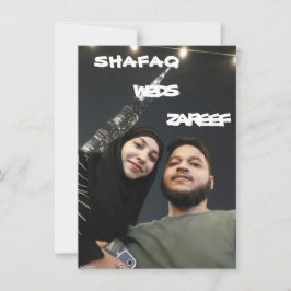 BREITKARTE MIT BILDERN UND SCHRIFTART EINLADUNG