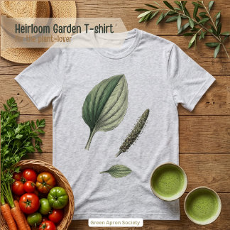 Breitwegerich-Blatt Botanisches Exemplar Tri-Blend Shirt