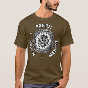 Breizaeyn Bretagne Triskele Ermine Celtic Knot 1 T-Shirt