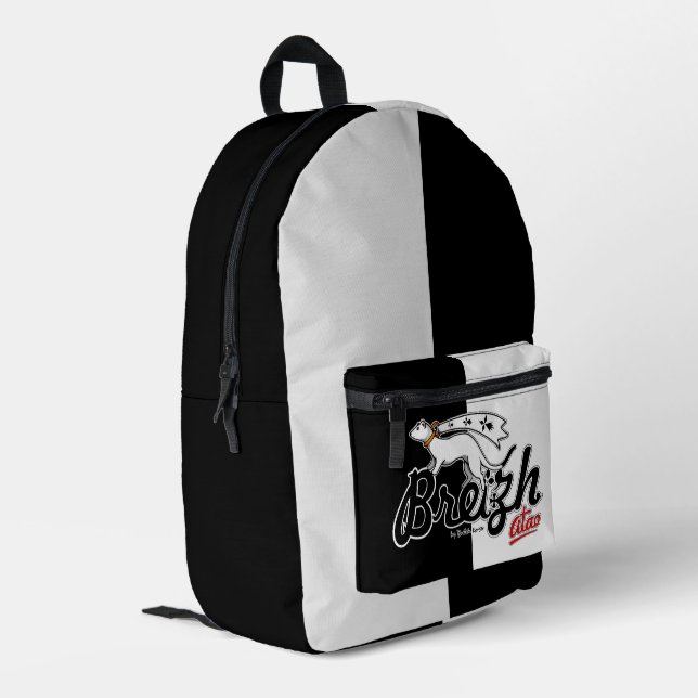 Breizh Atao Bedruckter Rucksack (Rückseitige Ecke links)