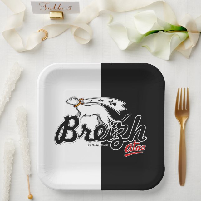 Breizh Atao Pappteller (Hochzeit)