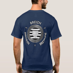 Breizh   Bertaeyn   Bretagne Arms & Knot T - Shirt