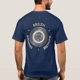 Breizh   Bertaeyn   Bretagne Triskele & Knot T-Shirt