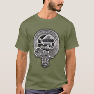 Breizh Wappen in Tartan National Breizh T-Shirt