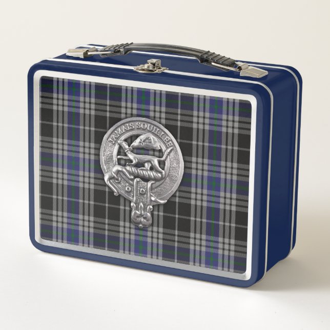 Breizh Wappen & Tartan National Breizh Metall Brotdose (Vorderseite)