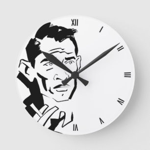 Brel Runde Wanduhr