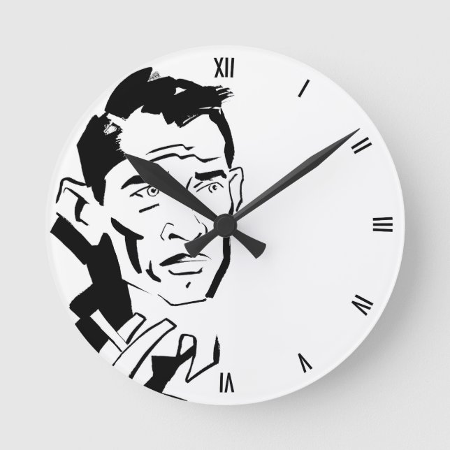 Brel Runde Wanduhr (Vorderseite)