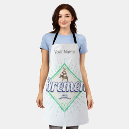 Bremen City Deutschland Retro Städtische Musiker V Schürze