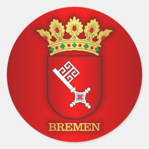 Bremen COA Runder Aufkleber