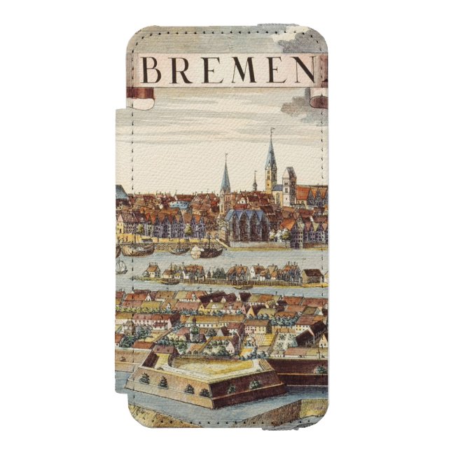 Bremen, Deutschland, 1719 Incipio iPhone Geldbeutel-Hülle (Folio Vorderseite)