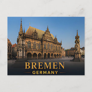 Bremen Deutschland Historische Stadt Reiseziel Postkarte