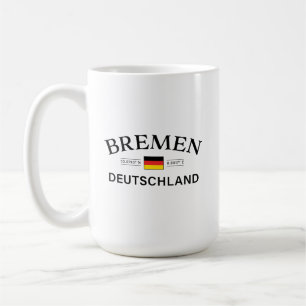 Bremen Deutschland koordiniert Deutschland Kaffeetasse