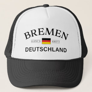 Bremen Deutschland koordiniert Deutschland Truckerkappe