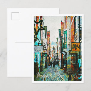 Bremen Deutschland Schöne Landschaft mit Ölfelsen Postkarte