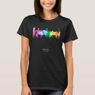Bremen Deutschland Skyline Hochhäuser T-Shirt