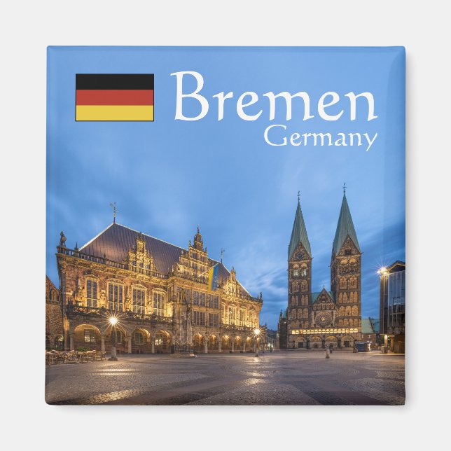 Bremen Germany Souvenir Magnet (Vorne)