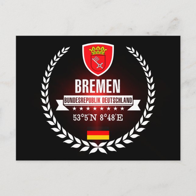Bremen Postkarte (Vorderseite)