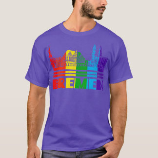 Bremen Pride Bremen LGBT-Geschenk LGBTQ-Support-T- T-Shirt