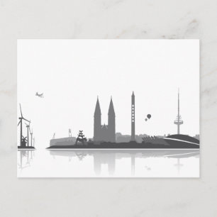 Bremen Skyline - Postkarte / Karte
