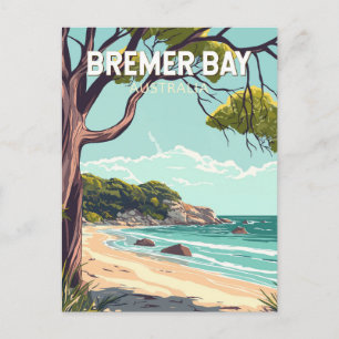 Bremer Bay Australia Reisen Art Vintag Postkarte