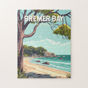 Bremer Bay Australien Reise Kunst Vintage Puzzle