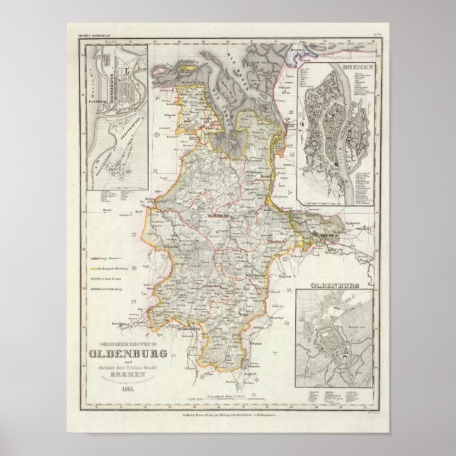 Bremerhaven Deutschland Poster (Vorne)