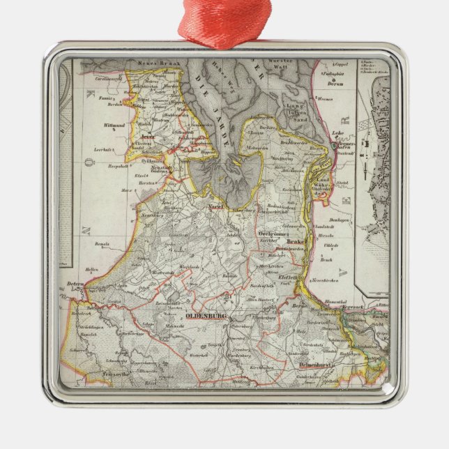 Bremerhaven Silbernes Ornament (Vorne)