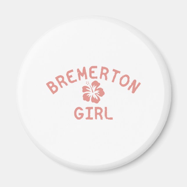 Bremerton Pink Girl Magnet (Vorne)