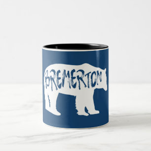 Bremerton Washington Bear Zweifarbige Tasse