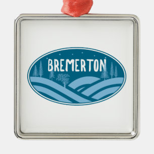 Bremerton Washington im Freien Ornament Aus Metall