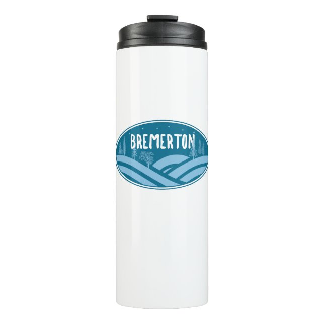 Bremerton Washington Outdoor Thermosbecher (Vorderseite)