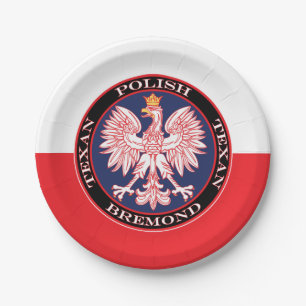 Bremond Round Polish Texan Pappteller