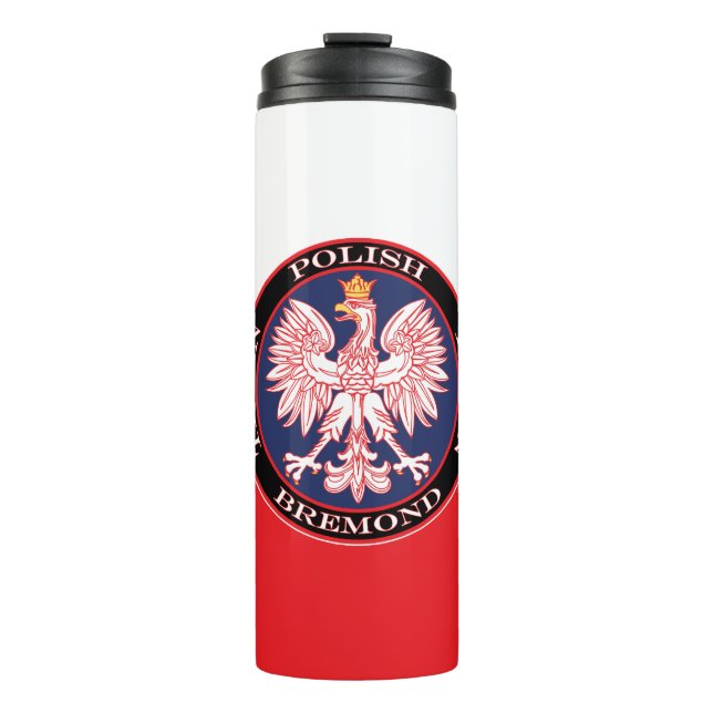 Bremond Round Polish Texan Thermosbecher (Vorderseite)