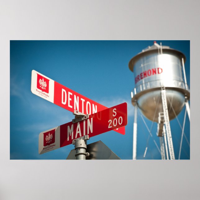 Bremond Texas Poster (Vorne)