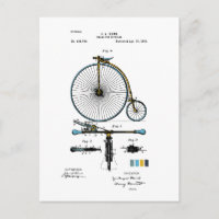 Bremse für Fahrräder - J. A. Hems Patent gefärbt