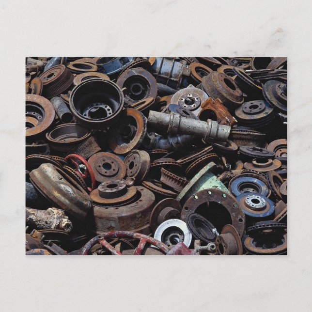 Bremsteile Postkarte (Vorderseite)