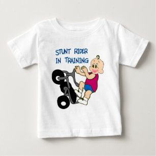 Bremsungs-Reiter im Training Baby T-shirt