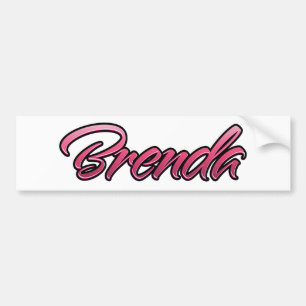 Brenda faded pink Aufkleber Sticker Autoaufkleber