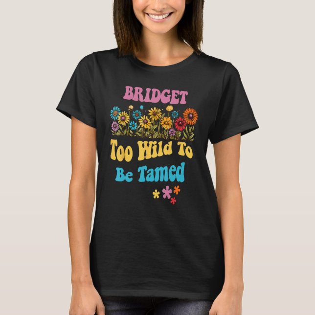 BRENDA Name Niedlich Retro Girls Wildblume BRENDA  T-Shirt (Vorderseite)