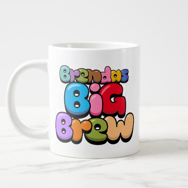 Brendas Big Brew Jumbo-Tasse (Links)