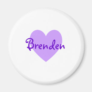 Brenden in Lila Magnet