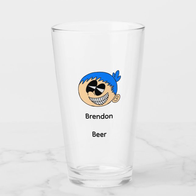 Brendon Beer Holder Glas (Vorderseite)
