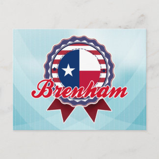 Brenham, TX Postkarte